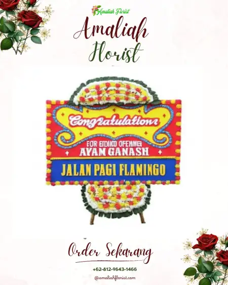 Sewa Papan Bunga Gedung Serbaguna Graha Lestari Gunung Putri
